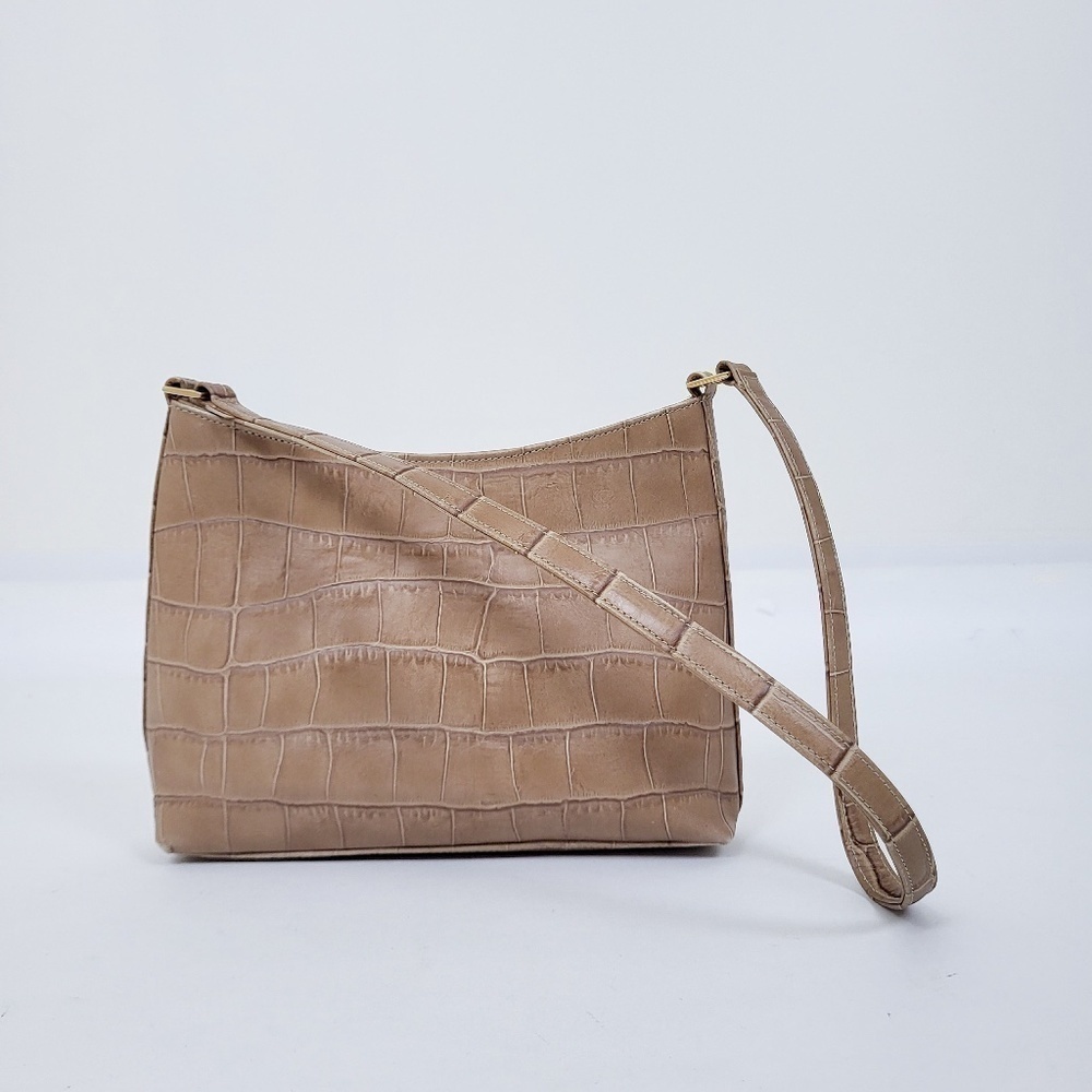Browns Couture Faux Leather handbag baguette shoulder bag purse small - Picture 5 of 8